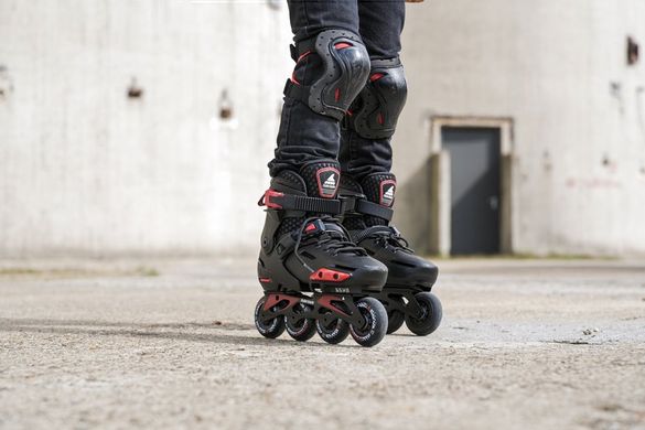 Купити Дитячі ролики Rollerblade Apex FSK Black/Red розсувні