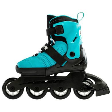 Купити Дитячі ролики для дівчинки Rollerblade Microblade Aqva/Black 2022 розсувні