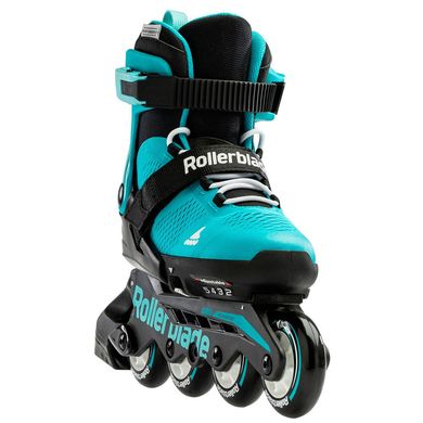 Купити Дитячі ролики для дівчинки Rollerblade Microblade Aqva/Black 2022 розсувні