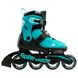 Дитячі ролики для дівчинки Rollerblade Microblade Aqva/Black 2022 розсувні 3