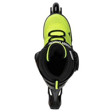 Купить Детские ролики с защитой Rollerblade Microblade Combo SE Neon Yellow/Black  раздвижные