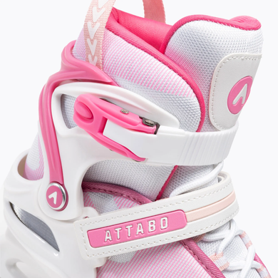 Купить Ледовые коньки детские Attabo Ice Blade Pink раздвижные