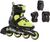 Купити Дитячі ролики з захистом Rollerblade Microblade Combo SE Neon Yellow/Black розсувні