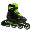 Детские роликовые коньки Rollerblade Microblade Black/Green 2022 раздвижные