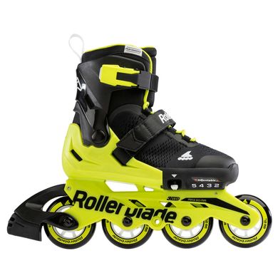 Купить Детские ролики Rollerblade Microblade Neon Black/Yellow раздвижные