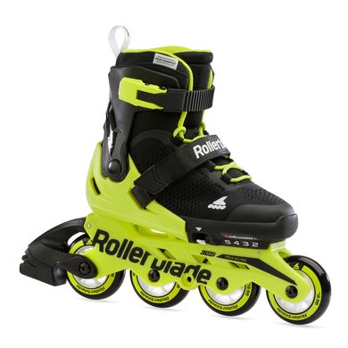 Купить Детские ролики Rollerblade Microblade Neon Black/Yellow раздвижные