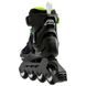 Детские роликовые коньки Rollerblade Microblade Black/Green 2022 раздвижные 3