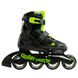 Дитячі роликові ковзани Rollerblade Microblade Black/Green 2022 розсувні 6