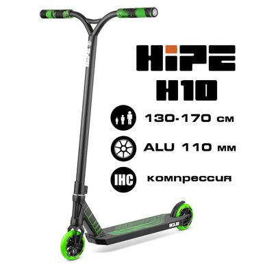 Купити Трюковий самокат Hipe H10 black/green