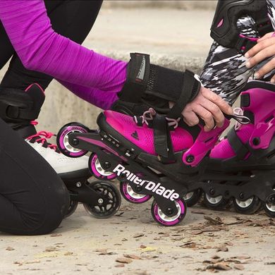 Купить Детские ролики Rollerblade Microblade Girl Pink/Bubblegum раздвижные