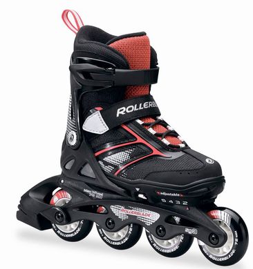 Купить Детские ролики с защитой Rollerblade Spitfire Black/Red раздвижные