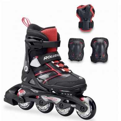 Купить Детские ролики с защитой Rollerblade Spitfire Black/Red раздвижные