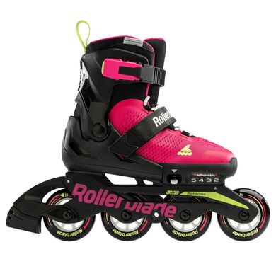 Купить Детские роликовые коньки Rollerblade Microblade Pink 2022 раздвижные