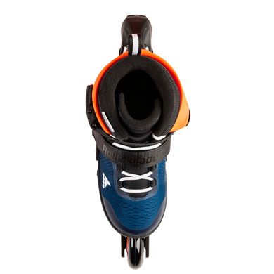 Купить Детские ролики с защитой Rollerblade Microblade Cube Blue/Orange раздвижные