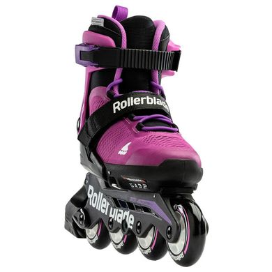 Купить Детские ролики с защитой Rollerblade Microblade Purple 2022 раздвижные