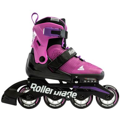 Купить Детские ролики с защитой Rollerblade Microblade Purple 2022 раздвижные