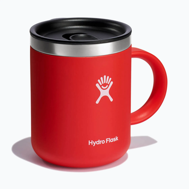 Термокухоль Hydro Flask Mug Red 355 мл , Червоний, Термокухлі, 355 мл, з ручкою, Нержавіюча сталь, Під замовлення 8-10 днів