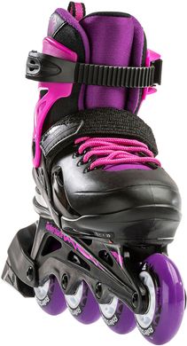 Купить Детские ролики Rollerblade Fury Girl Black/Magenta раздвижные