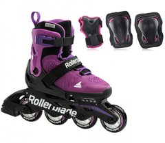 Купити Дитячі ролики з захистом Rollerblade Microblade Purple 2022 розсувні