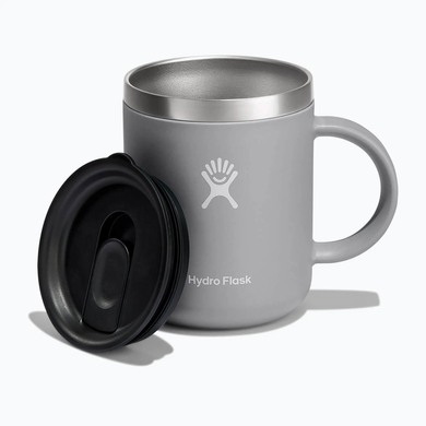 Термокружка Hydro Flask Mug Grey 355 мл , серый, Термокружки, 355 мл, с ручкой, Нержавеющая сталь