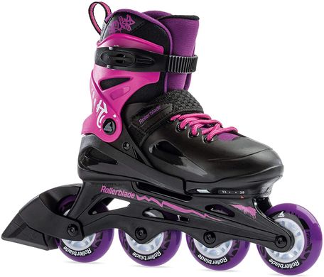 Купити Дитячі ролики Rollerblade Fury Girl Black/Magenta розсувні