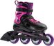 Дитячі ролики Rollerblade Fury Girl Black/Magenta розсувні 1