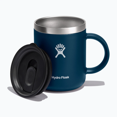 Термокружка Hydro Flask Mug Blue 355 мл , Темно-синий, Термокружки, 355 мл, с ручкой, Нержавеющая сталь