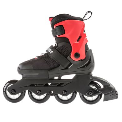 Купить Детские ролики с защитой Rollerblade Microblade Cube Black/Red раздвижные