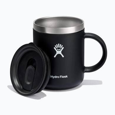 Термокухоль Hydro Flask Mug Black 355 мл , Черный, Термокухлі, 355 мл, з ручкою, Нержавіюча сталь, Під замовлення 8-10 днів