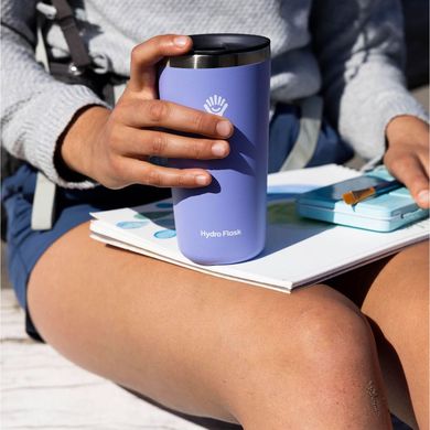 Термокружка Hydro Flask Allround Tumbler Purple 355 мл, Сиреневый, Термокружки, 355 мл, Нержавеющая сталь, Под заказ 8-10 дней