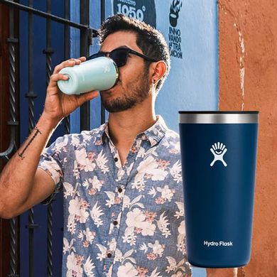 Термокружка Hydro Flask Allround Tumbler Purple 355 мл, Сиреневый, Термокружки, 355 мл, Нержавеющая сталь, Под заказ 8-10 дней