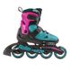 Дитячі ролики Rollerblade Microblade Girl Pink/Emerald розсувні 3