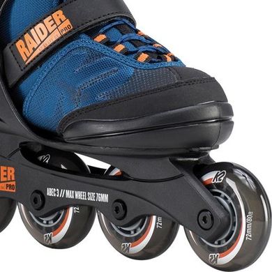 Купити Дитячі ролики K2 Skates Raider Pro Blue/Orange 2020 розсувні