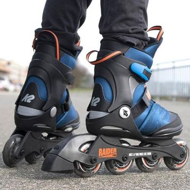 Купити Дитячі ролики K2 Skates Raider Pro Blue/Orange 2020 розсувні