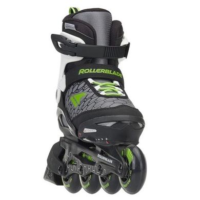 Купить Детские ролики с защитой Rollerblade Comet Black/Green раздвижные