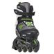 Детские ролики с защитой Rollerblade Comet Black/Green раздвижные 6