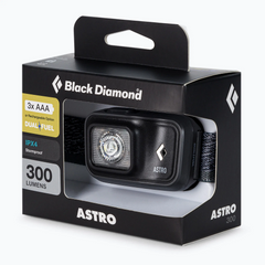 Налобний ліхтар Black Diamond Astro Black 300 люмен, Черный, Налобні ліхтарі, Вологостійкий, Під замовлення 8-10 днів, Налобний ліхтар, 300 лм, Батарейки