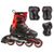 Купить Детские ролики с защитой Rollerblade Microblade Combo Black/Red раздвижные