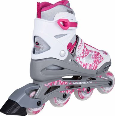 Купити Дитячі ролики Rollerblade Thunder Girl White/Pink розсувні