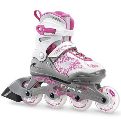 Купити Дитячі ролики Rollerblade Thunder Girl White/Pink розсувні