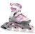 Купить Детские ролики Rollerblade Thunder Girl White/Pink раздвижные