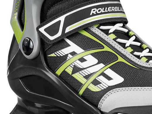 Купити Льодові ковзани дитячі Rollerblade Comet Ice Boy Black/Green розсувні