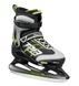 Ледовые коньки детские Rollerblade Comet Ice Boy Black/Green раздвижные 1