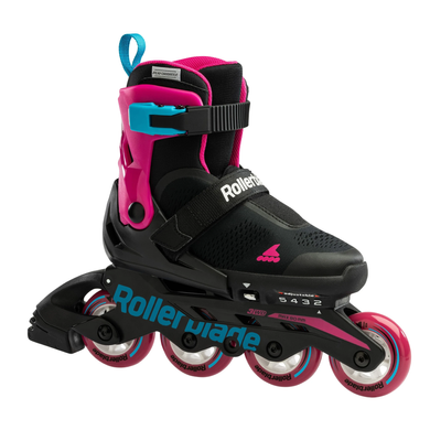 Купить Детские ролики для девочки Rollerblade Microblade Free Black/Pink раздвижные