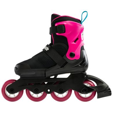 Купити Дитячі ролики для дівчинки Rollerblade Microblade Free Black/Pink розсувні