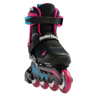 Купить Детские ролики для девочки Rollerblade Microblade Free Black/Pink раздвижные