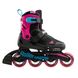 Дитячі ролики для дівчинки Rollerblade Microblade Free Black/Pink розсувні 5