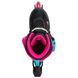 Дитячі ролики для дівчинки Rollerblade Microblade Free Black/Pink розсувні 4