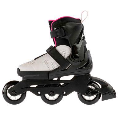 Купить Детские ролики с защитой Rollerblade Microblade 3WD Combo Girl Candy Pink раздвижные