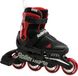 Дитячі роликові ковзани Rollerblade Microblade Free Black/Red розсувні 1